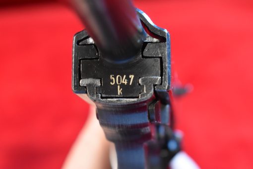 FRI AUG 1, VERY CHOICE, GERMAN WWII cyq (SPREEWERKE) P.38 PISTOL, 1943 PRODUCTION “K” BLOCK, MINT SHARP! - Image 7