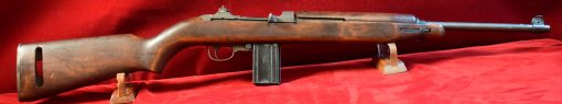 MON AUG 4, US WWII, RARE I.B.M. M1 CARBINE, LATE 1943 PRODUCTION, AUTO ORDNANCE RECIEVER, 100% CORRECT, VERY NICE! - Image 2