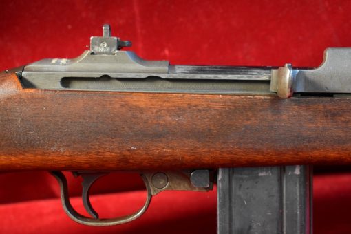 MON AUG 4, US WWII, RARE I.B.M. M1 CARBINE, LATE 1943 PRODUCTION, AUTO ORDNANCE RECIEVER, 100% CORRECT, VERY NICE! - Image 8