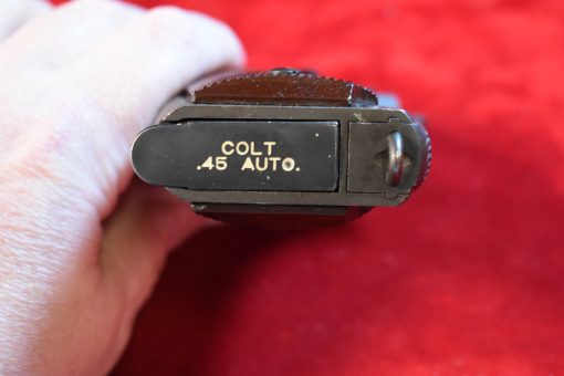 FRI AUG 1, VERY CHOICE, US WWII COLT 1911A1 US ARMY PISTOL, OCT, 1942 PRODUCTION, WB CARTOUCHED, MATCHING 100% ORIGINAL & MINT SHARP! - Image 15