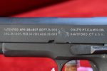 FRI AUG 1, VERY CHOICE, US WWII COLT 1911A1 US ARMY PISTOL, OCT, 1942 PRODUCTION, WB CARTOUCHED, MATCHING 100% ORIGINAL & MINT SHARP! - Image 4