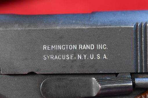 TUE AUG 12, US WWll REMINGTON RAND M1911A1  US ARMY SERVICE PISTOL, FEB 1944 PRODUCTION, FACTORY ORIGINAL CONDITION! - Image 4