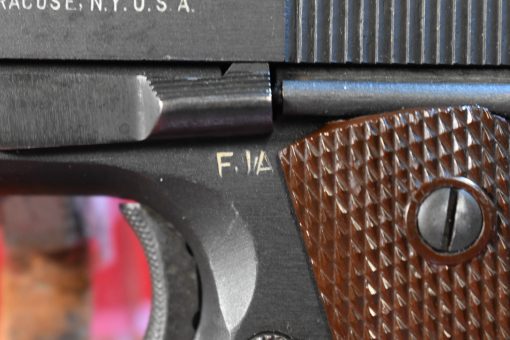 TUE AUG 12, US WWll REMINGTON RAND M1911A1  US ARMY SERVICE PISTOL, FEB 1944 PRODUCTION, FACTORY ORIGINAL CONDITION! - Image 5