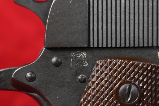 TUE AUG 12, US WWll REMINGTON RAND M1911A1  US ARMY SERVICE PISTOL, FEB 1944 PRODUCTION, FACTORY ORIGINAL CONDITION! - Image 7