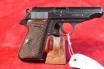 TUE AUG 19, VERY SCARCE LATE WAR WALTHER PP PISTOL, "RJ" RIECHS JUSTICE MARKED, RARE RED GRIPS, MINT CRISP FULL RIG! - Image 5