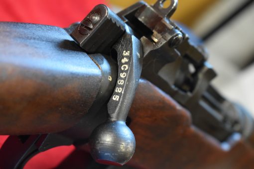 MON AUG 18, VERY CHOICE 1942 SAVAGE MADE BRITISH No.4 MkI∗ LEE ENFIELD RIFLE, SOUTH AFRICAN LEND LEASE MARKED, NOT IMPORT OR EXPORT MARKED, ALL MATCHING & MINT,! - Image 9