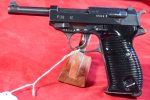 SOLD, EXCEPTIONAL GERMAN WWII MAUSER MADE byf 44 P.38 PISTOL, ALL BLUE VARIANT IN THE "U" BLOCK, MINT CRISP STUNNING!