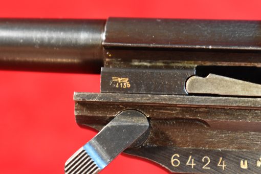SOLD, EXCEPTIONAL GERMAN WWII MAUSER MADE byf 44 P.38 PISTOL, ALL BLUE VARIANT IN THE "U" BLOCK, MINT CRISP STUNNING! - Image 9