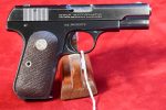 FRI AUG 1, ULTRA RARE & RABIDLY DESIRABLE, US WWII BLUED 1903 COLT POCKET HAMMERLESS PISTOL, “US PROPERTY” VERY EARLY JAN,1942 SHIPMENT, WB CARTOUCHED, VERY SHARP! - Image 4