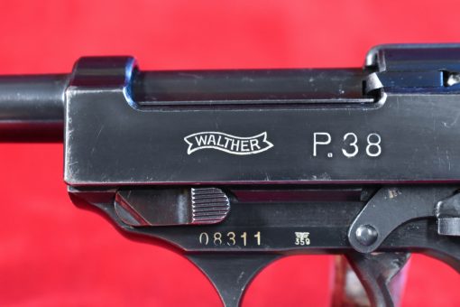 TUE AUG 5, WALTHER 3rd VARIATION ZERO SERIES P.38 PISTOL, MINT CRISP AND A REAL EYE POPPER! - Image 4