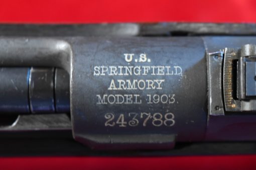 THU AUG 21 US WWII USMC MARKED SEDGLEY REWORK 1903 SPRINGFILED RIFLE, DECENT! - Image 4