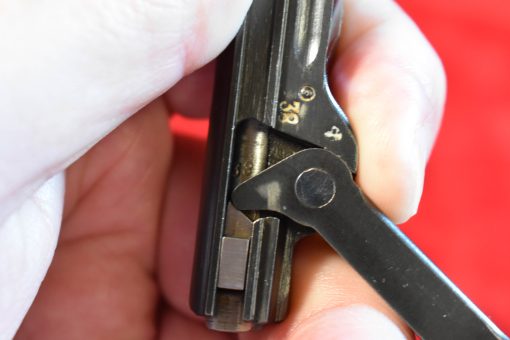 SOLD  VERY CHOICE, MAUSER S/42 CODE 1936 P.08 GERMAN ARMY LUGER, MATCHING MAG, EARLY STRAWED PARTS, VERY SHARP! - Image 14