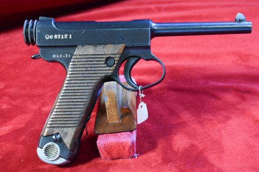 THU SEP 25, VERY CHOICE, JAPANESE WWII TYPE 14 NAMBU PISTOL, 18.7 DATE (JULY, 1943) MATCHING MAG, MINT CRISP! - Image 1