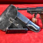 SOLD, WALTHER ac44 P.38 PISTOL, COMPLETE FULL RIG WITH jhg 1944 SOFTSHELL HOLSTER, VERY SHARP!
