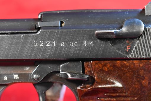 TUE SEP 23, WALTHER ac44 P.38 PISTOL, COMPLETE FULL RIG WITH jhg 1944 SOFTSHELL HOLSTER, VERY SHARP! - Image 5
