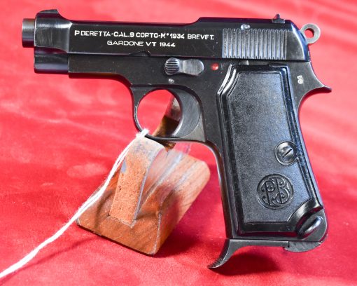 THU SEP 25, EXCEPTIONAL & VERY SCARCE 1944 BERETTA 1934 PISTOL, NAZI ISSUED IN THE “AA” SERIAL NUMBER RANGE, MINT NEW! - Image 2