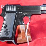 SOLD EXCEPTIONAL & VERY SCARCE 1944 BERETTA 1934 PISTOL, NAZI ISSUED IN THE “AA” SERIAL NUMBER RANGE, MINT NEW!