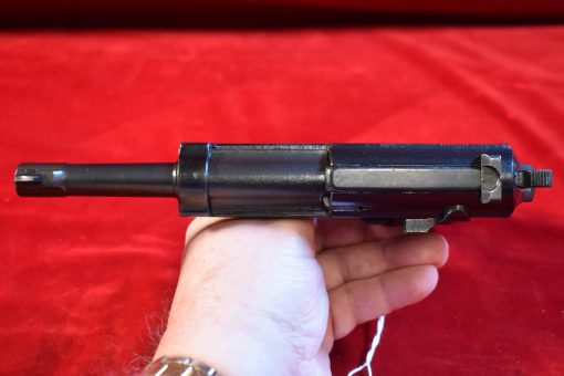 TUE SEP 9, EXCEPTIONAL, VERY EARLY 1943 PRODUCTION "A" BLOCK  SPREEWERK, cyq P.38 PISTOL, EARLY 1943 PRODUCTION, MINT CRISP STUNNING! - Image 12