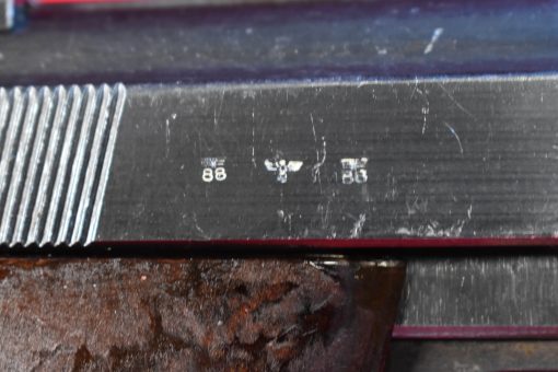 TUE SEP 9, EXCEPTIONAL, VERY EARLY 1943 PRODUCTION "A" BLOCK  SPREEWERK, cyq P.38 PISTOL, EARLY 1943 PRODUCTION, MINT CRISP STUNNING! - Image 8