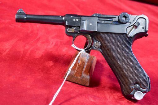 SOLD  VERY CHOICE, MAUSER S/42 CODE 1936 P.08 GERMAN ARMY LUGER, MATCHING MAG, EARLY STRAWED PARTS, VERY SHARP! - Image 1