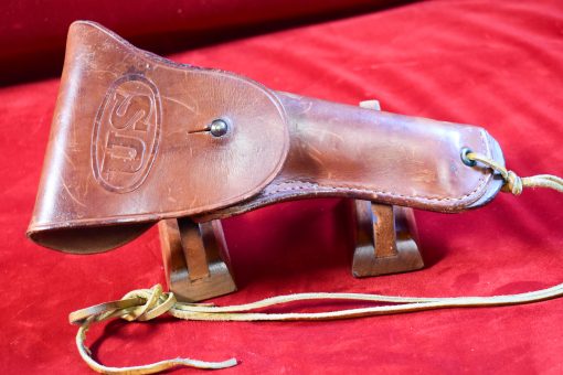 ORIGINAL WWll U.S. BoyT 42 MARKED M1916 BELT HOLSTER FOR THE COLT M1911 PISTOL, MINT! - Image 2