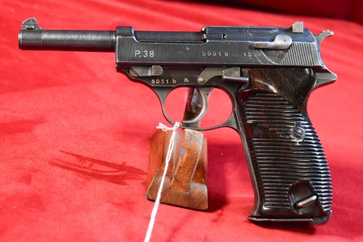 WED SEP 24, WALTHER ac45 P.38, B BLOCK ALL MATCHING, WITH fnh BARREL, RARE DURAFOL GRIPS, MIXED FINISH PARTS, VERY SHARP! - Image 1