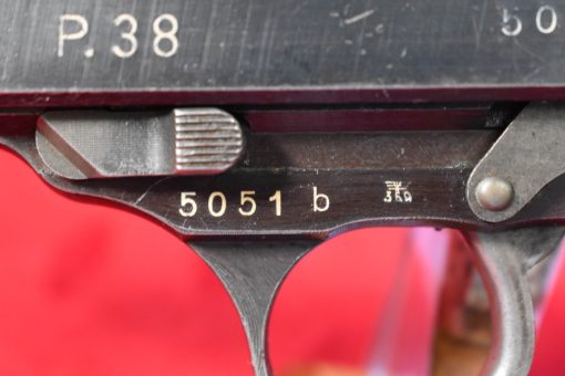 WED SEP 24, WALTHER ac45 P.38, B BLOCK ALL MATCHING, WITH fnh BARREL, RARE DURAFOL GRIPS, MIXED FINISH PARTS, VERY SHARP! - Image 6