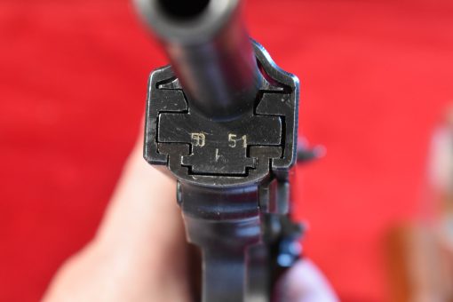 WED SEP 24, WALTHER ac45 P.38, B BLOCK ALL MATCHING, WITH fnh BARREL, RARE DURAFOL GRIPS, MIXED FINISH PARTS, VERY SHARP! - Image 7