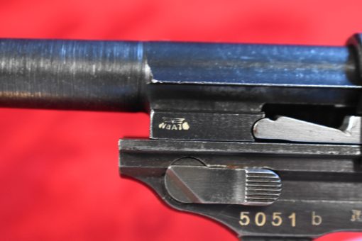 WED SEP 24, WALTHER ac45 P.38, B BLOCK ALL MATCHING, WITH fnh BARREL, RARE DURAFOL GRIPS, MIXED FINISH PARTS, VERY SHARP! - Image 9