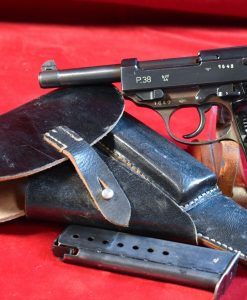 SOLD SCARCE NAZI POLICE “EAGLE/L” byf44 P.38 PISTOL, MINT CRISP EXAMPLE! ONLY 3200 MADE! MINT CRISP FULL RIG!