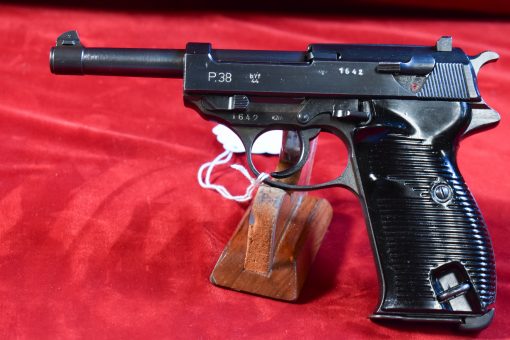 SOLD SCARCE NAZI POLICE “EAGLE/L” byf44 P.38 PISTOL, MINT CRISP EXAMPLE! ONLY 3200 MADE! MINT CRISP FULL RIG! - Image 4