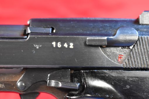 SOLD SCARCE NAZI POLICE “EAGLE/L” byf44 P.38 PISTOL, MINT CRISP EXAMPLE! ONLY 3200 MADE! MINT CRISP FULL RIG! - Image 6