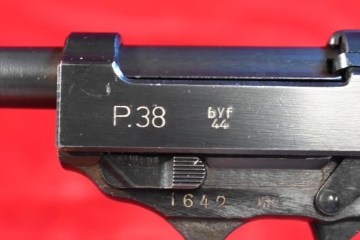 SOLD SCARCE NAZI POLICE “EAGLE/L” byf44 P.38 PISTOL, MINT CRISP EXAMPLE! ONLY 3200 MADE! MINT CRISP FULL RIG! - Image 7