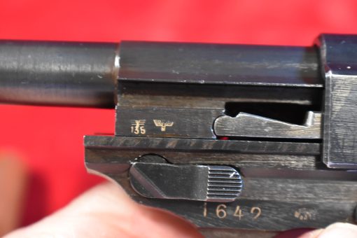 SOLD SCARCE NAZI POLICE “EAGLE/L” byf44 P.38 PISTOL, MINT CRISP EXAMPLE! ONLY 3200 MADE! MINT CRISP FULL RIG! - Image 8
