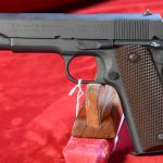 SOLD OUTSTANDING, US WWII COLT 1911A1 US ARMY PISTOL, SEPT 1942 PRODUCTION, WB CARTOUCHED, MATCHING 100% ORIGINAL & MINT NEARLY NEW!