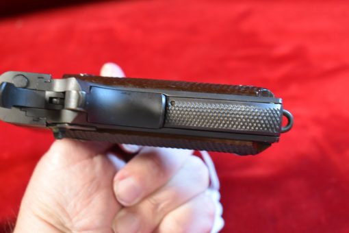 THU SEP 25, OUTSTANDING, US WWII COLT 1911A1 US ARMY PISTOL, SEP,1942 PRODUCTION, WB CARTOUCHED, MATCHING 100% ORIGINAL & MINT NEARLY NEW! - Image 14