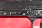 WED SEP 24, VERY CHOICE FRENCH/NAZI OCCUPATION PISTOLE 625(f), Mle 1935A PISTOL, WaA251, “C” BLOCK, MINT CRISP! - Image 4