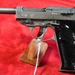 SOLD EXCEPTIONAL & EXTREMELY RARE NAZI ISSUE MAUSER SVW 45 P.38 PISTOL, WED JAN 10, VERY LATE END OF WAR, FINAL NAZI PRODUCTION “F”  BLOCK, THE TRUE NAZI GRAY GHOST!!!