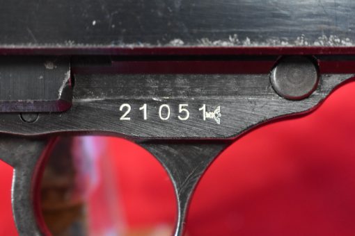 TUE SEP 23, WALTHER HP HEERES PISTOL P.38 VERY RARE EAGLE/359  WAFFENAMTED LATE WAR PRODUCTION, VERY NICE! - Image 4