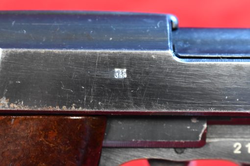 TUE SEP 23, WALTHER HP HEERES PISTOL P.38 VERY RARE EAGLE/359  WAFFENAMTED LATE WAR PRODUCTION, VERY NICE! - Image 5