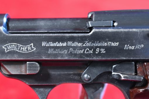TUE SEP 23, WALTHER HP HEERES PISTOL P.38 VERY RARE EAGLE/359  WAFFENAMTED LATE WAR PRODUCTION, VERY NICE! - Image 7