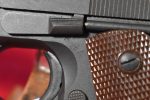 TUE SEP 9, EXCEPTIONAL US WWII ITHACA 1911A1 US ARMY SERVICE PISTOL, JAN 1944, SHIPPED TO SAN ANTONIO,TX FOR US ARMY AIR CORPS ISSUE, MINT CRISP EYE POPPER! - Image 8