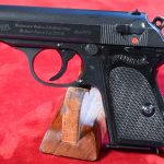 SOLD EXCEPTIONAL, NEAR NEW 99.9% CONDITION, LATE 1943 NAZI POLICE ISSUED WALTHER PPK PISTOL, EAGLE/C MARKED, MINT CRISP NEW & STUNNING!