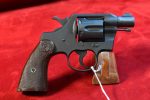 SOLD EXCEPTIONAL & RARE US WWII COLT COMMANDO REVOLVER WITH 2 INCH BARREL, COLT FACTORY LETTER, SHIPPED TO MILITARY INTELLIGENCE, PACIFIC THEATER MARCH,1943, MINT CRISP! - Image 5