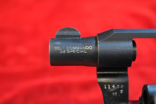 SOLD EXCEPTIONAL & RARE US WWII COLT COMMANDO REVOLVER WITH 2 INCH BARREL, COLT FACTORY LETTER, SHIPPED TO MILITARY INTELLIGENCE, PACIFIC THEATER MARCH,1943, MINT CRISP! - Image 7