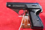 SOLD FRI SEP 5, EXCEPTIONAL & NEAR NEW 99.9%, UN-ISSUED MAUSER HSc PISTOL, LATE 1944 PRODUCTION, NAZI POLICE EAGLE/L, RARE BLACK PLASTIC GRIPS, MINT NEW!