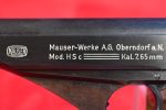 SOLD FRI SEP 5, EXCEPTIONAL & NEAR NEW 99.9%, UN-ISSUED MAUSER HSc PISTOL, LATE 1944 PRODUCTION, NAZI POLICE EAGLE/L, RARE BLACK PLASTIC GRIPS, MINT NEW! - Image 5