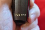 SOLD FRI SEP 5, EXCEPTIONAL & NEAR NEW 99.9%, UN-ISSUED MAUSER HSc PISTOL, LATE 1944 PRODUCTION, NAZI POLICE EAGLE/L, RARE BLACK PLASTIC GRIPS, MINT NEW! - Image 7