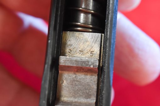 SOLD FRI SEP 5, EXCEPTIONAL & NEAR NEW 99.9%, UN-ISSUED MAUSER HSc PISTOL, LATE 1944 PRODUCTION, NAZI POLICE EAGLE/L, RARE BLACK PLASTIC GRIPS, MINT NEW! - Image 8