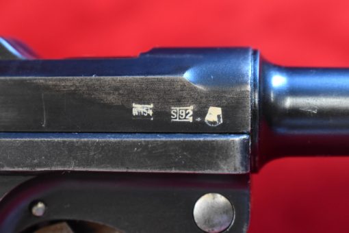 WED SEP 24, GERMAN ARMY ISSUED MAUSER S/42 CODE  "G" DATE (1935) P.08 LUGER PISTOL, ALL MATCHING INCLUDING THE MAG, NICE EXAMPLE! - Image 7
